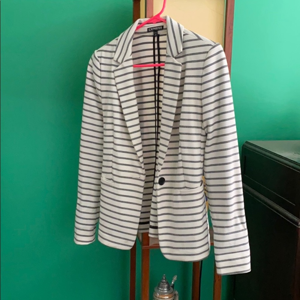 Express Striped Blazer